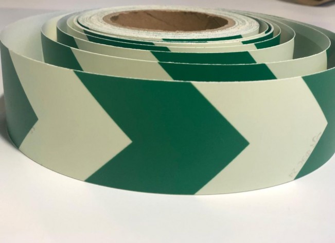 Светонакопительная лента шириной 70 мм с рисунком